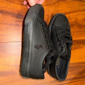 Brand new boys  black sneakers / shoes size 12